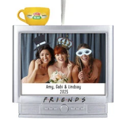 Hallmark Friends Television Personalized Ornament, Custom Photo And Text