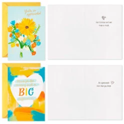 Hallmark From The Heart Boxed Thank-You Cards Assortment, Pack Of 16 -Hallmark Gift Shop From the Heart Assorted Boxed ThankYou Cards 5STZ1171 03