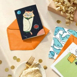 Hallmark Cheesy Puns Assorted Funny Cards, Pack Of 12 -Hallmark Gift Shop Fun Illustrations and Puns Funny Cards Assortment 3EDX2026 08