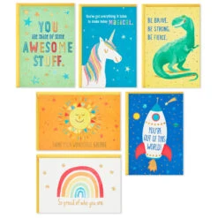 Hallmark Fun Kids Assortment Encouragement Cards, Pack Of 36 -Hallmark Gift Shop Fun Kids Assortment Encouragement Cards 5STZ1140 02