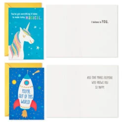 Hallmark Fun Kids Assortment Encouragement Cards, Pack Of 36 -Hallmark Gift Shop Fun Kids Assortment Encouragement Cards 5STZ1140 05