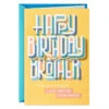 Hallmark Lucky To Have You As My Brother Birthday Card -Hallmark Gift Shop Fun Lettering Birthday Card for Brother 659MAN4270 01