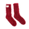 Demdaco Red Giving Socks -Hallmark Gift Shop Fuzzy Christmas Red Giving Socks 1004440109 01