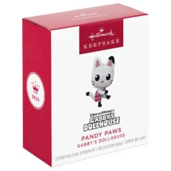 Hallmark Mini Gabby's Dollhouse Pandy Paws Ornament, 1.25" -Hallmark Gift Shop Gabbys Dollhouse Panda Cat Keepsake Ornament 5QXM9572 08