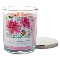 Hallmark Garden Blossom 3-Wick Jar Candle, 16 Oz. -Hallmark Gift Shop Garden Blossom 3Wick Jar Candle 1BGC1071 02