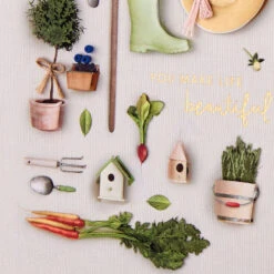 Hallmark You Make Life Beautiful Birthday Card -Hallmark Gift Shop Gardening Hobby Birthday Card 859LAD4468 04