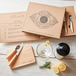 Garnish Tools In Cardboard Book Box, Set Of 3 -Hallmark Gift Shop Garnish Tools in Cardboard Book Box G5272 04