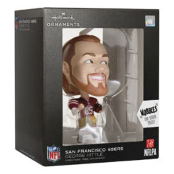 NFL San Francisco 49ers George Kittle Bouncing Buddy Hallmark Ornament -Hallmark Gift Shop George Kittle Bouncing Buddy Christmas Ornament 1OSL2291 04