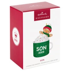 Hallmark Son Gingerbread Boy In Mug 2025 Ornament -Hallmark Gift Shop Gingerbread Boy in Son Mug 2025 Keepsake Ornament 5QGO1472 08