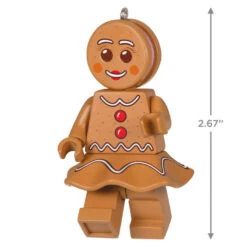 Hallmark Gingerbread Woman LEGO® Minifigure Ornament -Hallmark Gift Shop Gingerbread Woman LEGO Minifig Keepsake Ornament 1699QXI7329 03