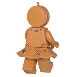 Hallmark Gingerbread Woman LEGO® Minifigure Ornament -Hallmark Gift Shop Gingerbread Woman LEGO Minifig Keepsake Ornament 1699QXI7329 06