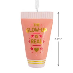 The Glow-Up Is Real Hallmark Ornament -Hallmark Gift Shop GlowUp Is Real Bottle Christmas Ornament 1HGO3646 04