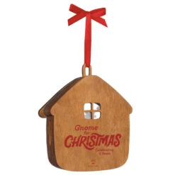 Hallmark 5th Anniversary Gnome For Christmas Papercraft Ornament -Hallmark Gift Shop Gnomes Decorating Tree in House Keepsake Ornament 5QXE3562 07