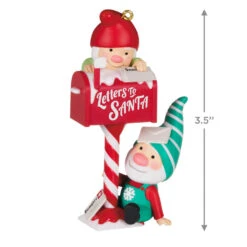 Hallmark Gnome For Christmas Ornament -Hallmark Gift Shop Gnomes Mailing Letter to Santa Keepsake Ornament 1999QXR8109 03