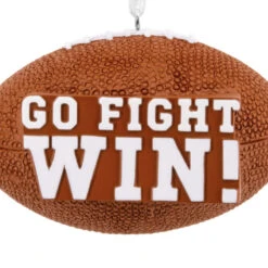 Go Fight Win Football Hallmark Ornament -Hallmark Gift Shop Go Fight Win Football Christmas Ornament 1HGO3648 06