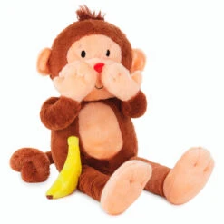 Hallmark Goin' Bananas Monkey Singing Stuffed Animal, 12" -Hallmark Gift Shop Goin Bananas Interactive Monkey Stuffed Animal With Sound 1PSB2187 02