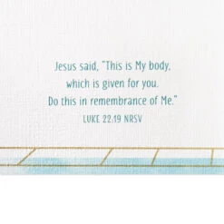 Hallmark A Celebration Of God's Love For You First Communion Card -Hallmark Gift Shop Gold Chalice and Wafer First Holy Communion Card 659CEY2085 03