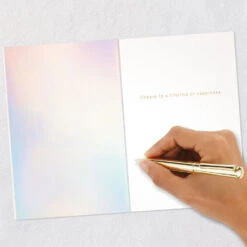 Hallmark Cheers To A Lifetime Of Happiness Wedding Card -Hallmark Gift Shop Gold Champagne Glass Tower Wedding Congrats Card 859LAD4558 06