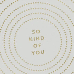 Hallmark Concentric Circles So Kind Of You Blank Thank You Notes, Pack Of 10 -Hallmark Gift Shop Gold Dot Circles Blank Thank You Note Cards Pack 3THK2577 04