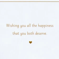 Hallmark Wishing You Happiness Engagement Card 13 Hallmark Wishing You Happiness Engagement Card -Hallmark Gift Shop Gold Flowers With Heart Charm Engagement Card 759W3497 03