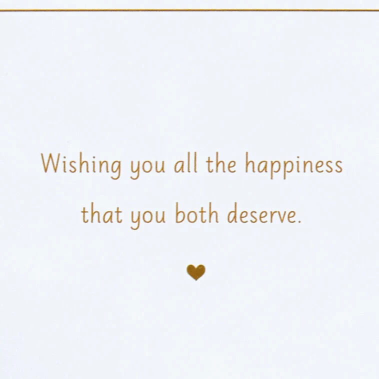 Hallmark Wishing You Happiness Engagement Card 5 Hallmark Wishing You Happiness Engagement Card - Image 3