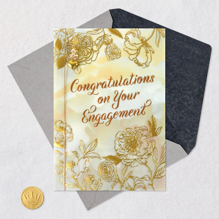 Hallmark Wishing You Happiness Engagement Card 8 Hallmark Wishing You Happiness Engagement Card - Image 6