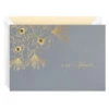 Hallmark Happy Forever Wedding Card -Hallmark Gift Shop Gold Flowers on Gray Signature Wedding Card 659LAD3199 01