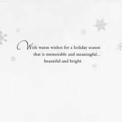 Hallmark Snowflakes And Script On Gold Boxed Christmas Cards, Pack Of 16 -Hallmark Gift Shop Gold Foil Happy Holidays Boxed Christmas Cards 1XPX2673 04