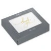Hallmark Gold Script On White Blank Thank You Notes, Pack Of 10 -Hallmark Gift Shop Gold Foil on White Blank Thank You Note Cards Pack 3THK2564 01