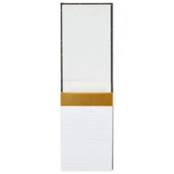 Hallmark Gold Geometric Faux Leather Small List Pad -Hallmark Gift Shop Gold Geometric Faux Leather Small Memo Pad 1SOM3821 03