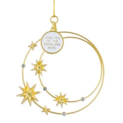 Signature Love You To The Moon Constellation Metal Hallmark Ornament