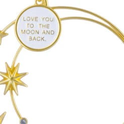 Signature Love You To The Moon Constellation Metal Hallmark Ornament -Hallmark Gift Shop Gold Metal Constellation Christmas Ornament 1HGO3544 06