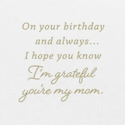 Hallmark An Amazing Woman Birthday Card For Mom -Hallmark Gift Shop Gold Roses and Teal Foil Birthday Card for Mom 859FBD4987 03