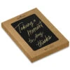 Hallmark Taking A Moment To Say Thanks Blank Thank You Notes, Pack Of 10 -Hallmark Gift Shop Gold Script on Black Blank Thank You Note Cards 3THK2173 01