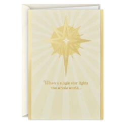 Hallmark Gold Foil Star Boxed Christmas Cards, Pack Of 40 -Hallmark Gift Shop Gold Star of Bethlehem Boxed Christmas Cards 5XPX2684 02