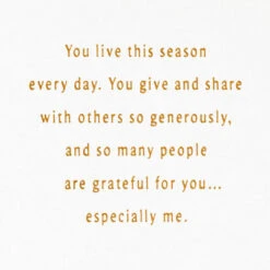 Hallmark Warm Feelings Of Peace And Hope Holiday Card -Hallmark Gift Shop Gold and Red Holiday Card 759XZH3296 03