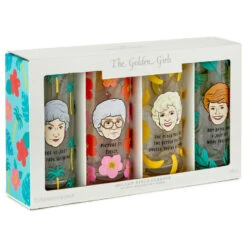Hallmark The Golden Girls Glasses, Set Of 4 -Hallmark Gift Shop Golden Girls Drinking Glasses Set of 4 1GOL1049 03