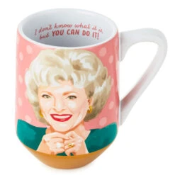 Hallmark Rose The Golden Girls You Can Do It Mug, 15 Oz. 7 Hallmark Rose The Golden Girls You Can Do It Mug, 15 Oz. -Hallmark Gift Shop Golden Girls Rose Mug 1GOL1036 03