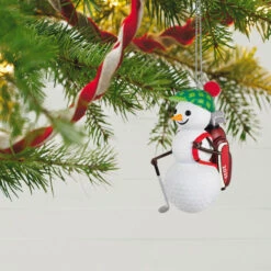 Hallmark Jolly Golfer 2023 Ornament -Hallmark Gift Shop Golf Ball Snowman Keepsake Ornament 1899QGO2939 02