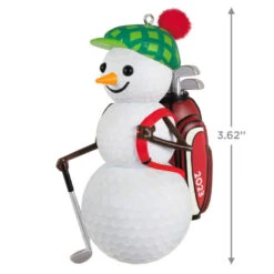Hallmark Jolly Golfer 2023 Ornament -Hallmark Gift Shop Golf Ball Snowman Keepsake Ornament 1899QGO2939 03