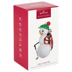 Hallmark Jolly Golfer 2023 Ornament -Hallmark Gift Shop Golf Ball Snowman Keepsake Ornament 1899QGO2939 04