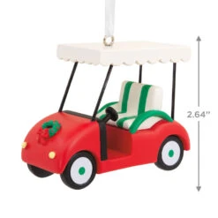 Golf Cart Hallmark Ornament -Hallmark Gift Shop Golf Cart Christmas Ornament 1HGO3098 04