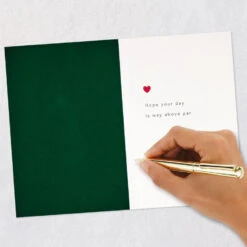 Hallmark Way Above Par Birthday Card -Hallmark Gift Shop Golf Clubs in Bag Birthday Card 859LAD4500 06