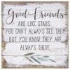 Good Friends Petite Pallet 8" Wood Quote Sign -Hallmark Gift Shop Good Friends Wood Quote Sign PET15408 01