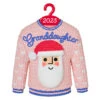 Hallmark Granddaughter Christmas Sweater 2023 Ornament -Hallmark Gift Shop Granddaughter Santa Sweater 2023 Keepsake Ornament 1399QGO2549 01