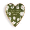 Demdaco Grateful Art Heart Trinket Dish -Hallmark Gift Shop Grateful Art Heart Trinket Dish 1003480400 01