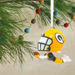 NFL Green Bay Packers Bouncing Buddy Hallmark Ornament -Hallmark Gift Shop Green Bay Packers Bobblehead Christmas Ornament 1OSL2401 02