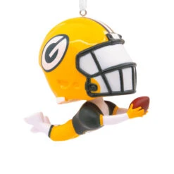 NFL Green Bay Packers Bouncing Buddy Hallmark Ornament -Hallmark Gift Shop Green Bay Packers Bobblehead Christmas Ornament 1OSL2401 05