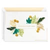 Hallmark Tropical Leaves Quilled Paper Handmade Blank Congratulations Card -Hallmark Gift Shop Green Leaf Swag Signature Blank Congrats Card 1099LAD3212 01