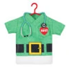 Hallmark The Gift Of Caring 2023 Fabric Ornament -Hallmark Gift Shop Green Scrubs Shirt Keepsake Ornament 1399QGO2897 01